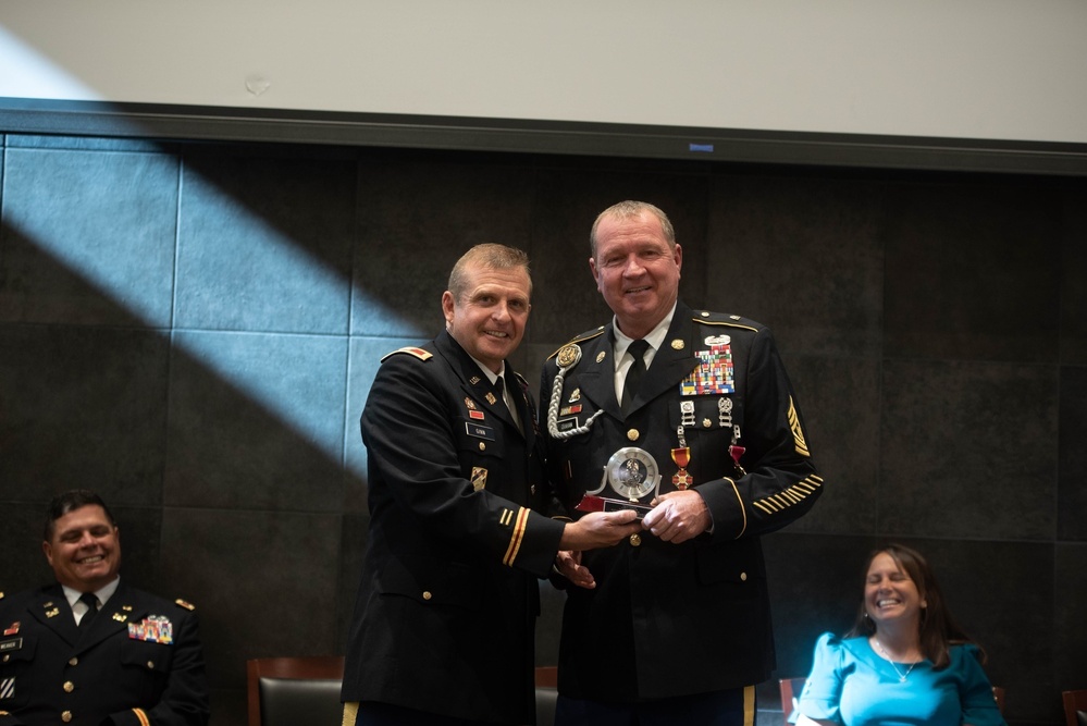 Camp Shelby CSM Gary Graham Retires