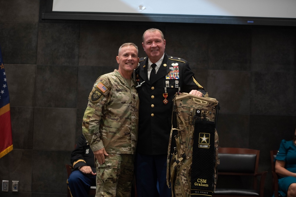 Camp Shelby CSM Gary Graham Retires