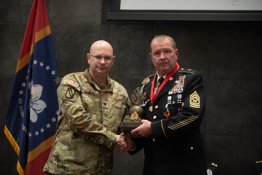 Camp Shelby CSM Gary Graham Retires