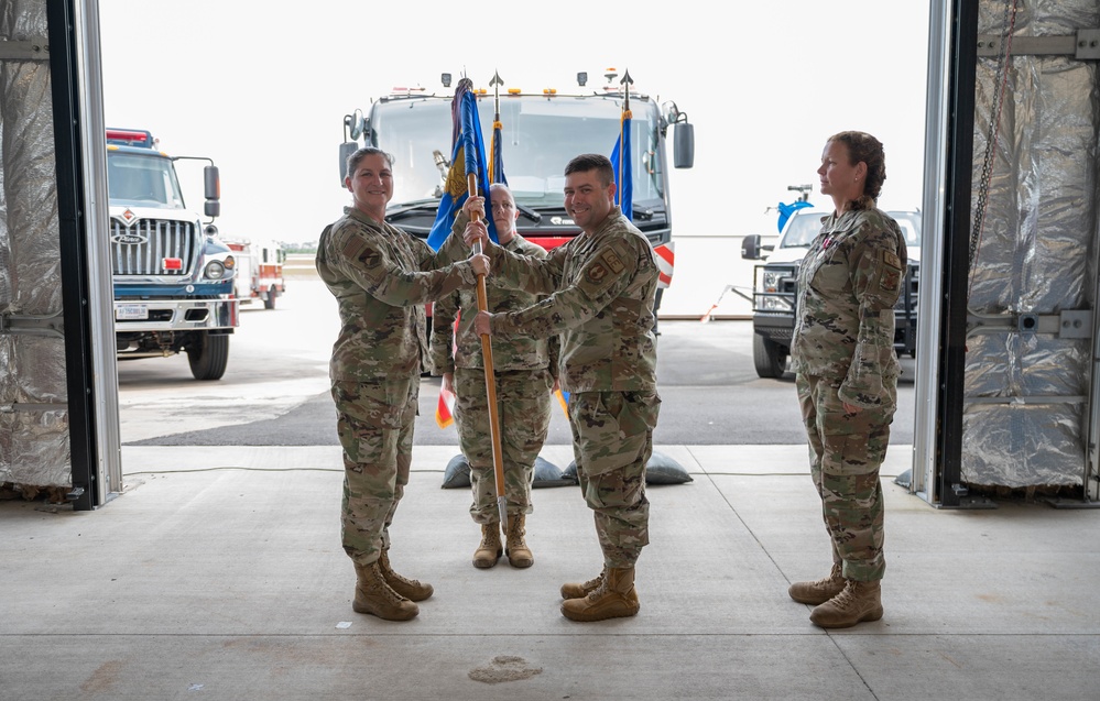 325th CES Change of Command