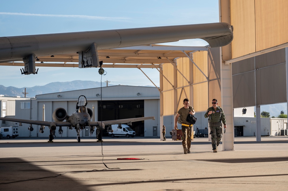 A pilot and his maintainer