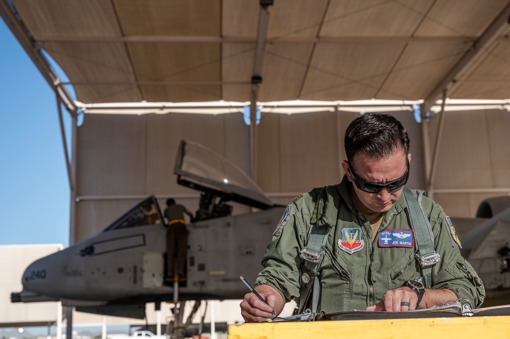 A pilot and his maintainer
