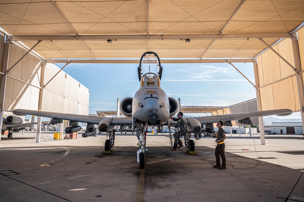 A pilot and his maintainer