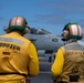 FA-18E Prepares To Launch Off Of The Flight Deck