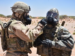 Chemical Corps unit supports Air Defense Artillery brigade at Exercise Roving Sands