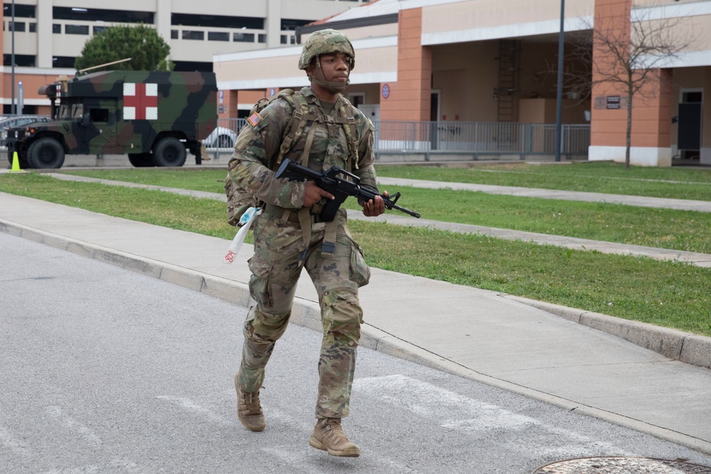 It's almost over! Ruck march means the (near) end of the 2022 SETAF-AF Best Warrior and Squad Competition