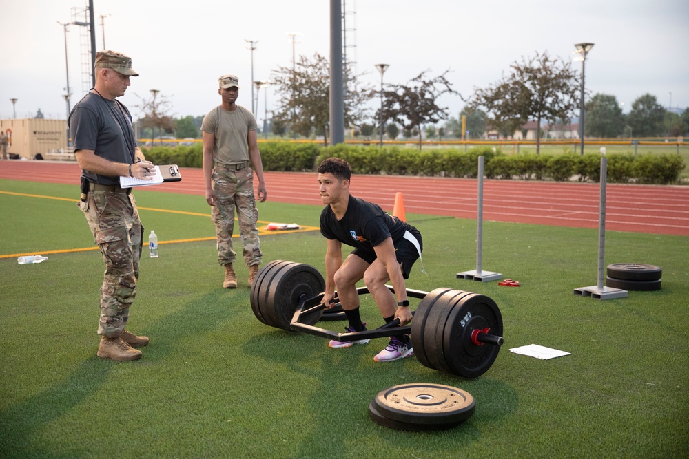 SETAF-AF Best Warrior and Squad Competition 2022 is underway with an early-morning ACFT