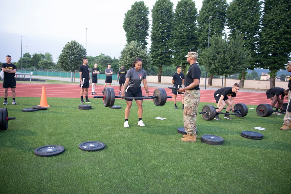 SETAF-AF Best Warrior and Squad Competition 2022 is underway with an early-morning ACFT