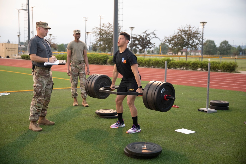 SETAF-AF Best Warrior and Squad Competition 2022 is underway with an early-morning ACFT