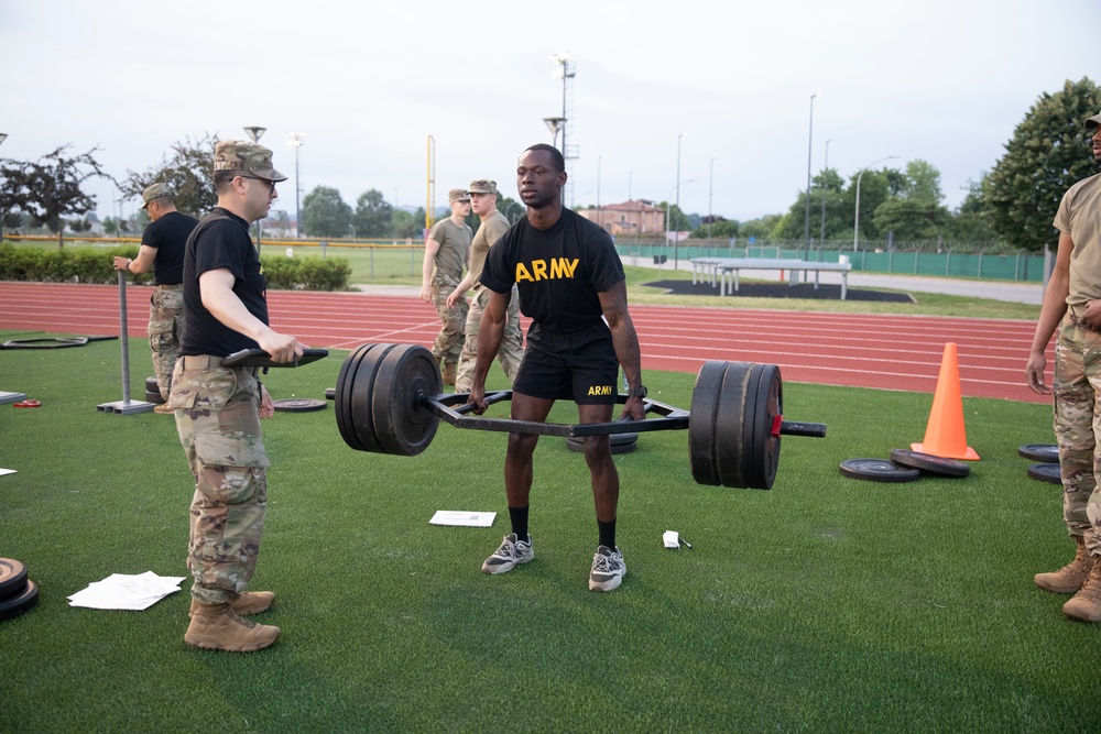 SETAF-AF Best Warrior and Squad Competition 2022 is underway with an early-morning ACFT