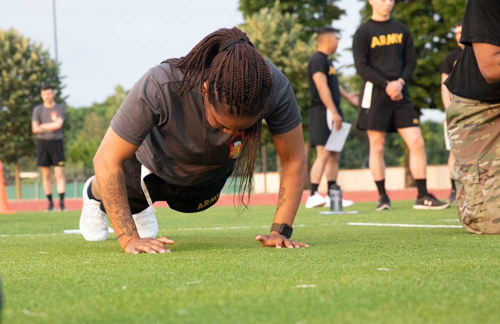 SETAF-AF Best Warrior and Squad Competition 2022 is underway with an early-morning ACFT