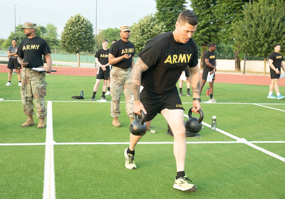 SETAF-AF Best Warrior and Squad Competition 2022 is underway with an early-morning ACFT