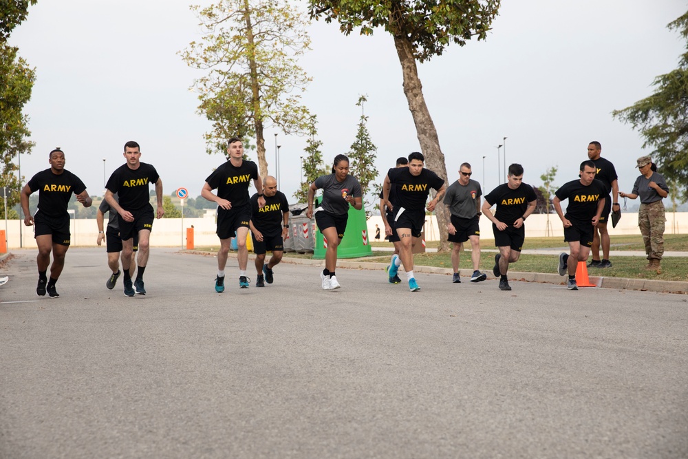 SETAF-AF Best Warrior and Squad Competition 2022 is underway with an early-morning ACFT