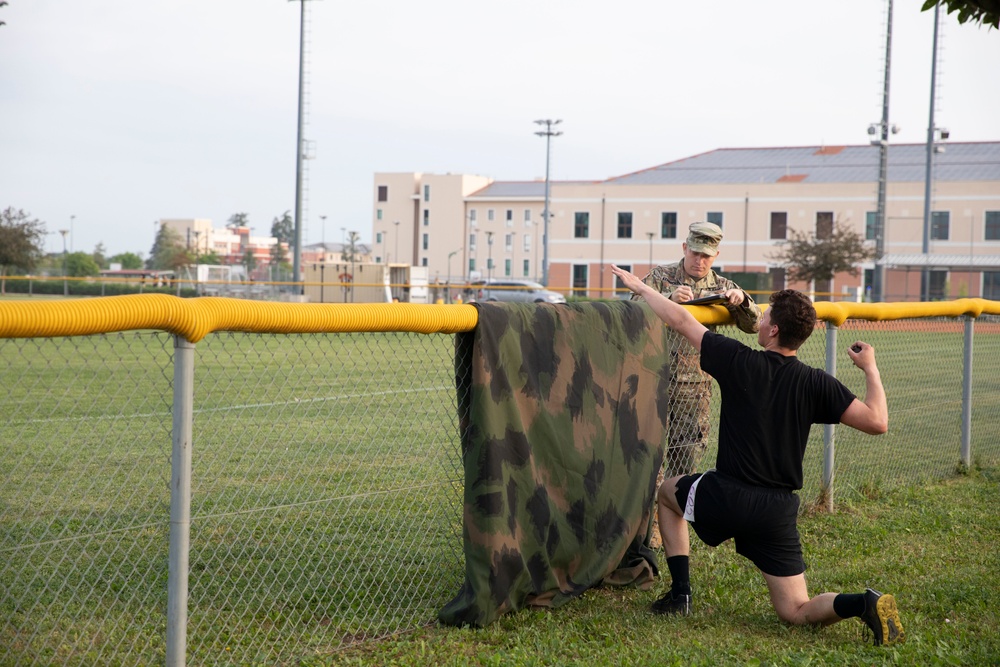 SETAF-AF Best Warrior and Squad Competition continues with the hand-grenade event