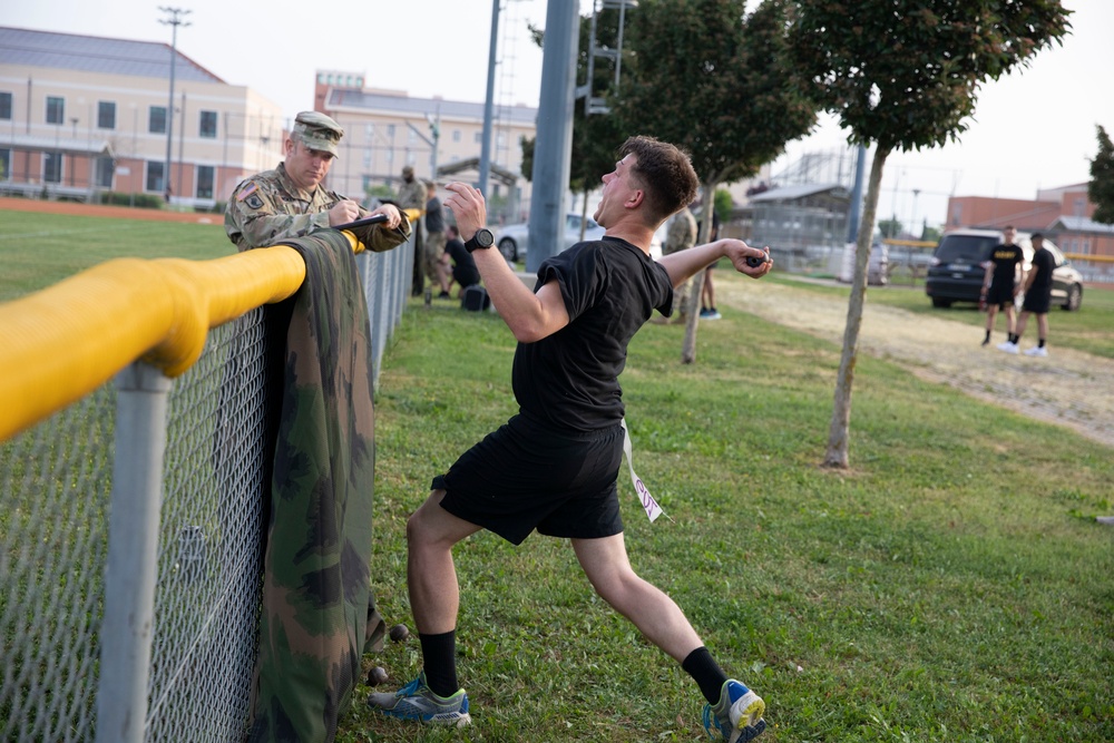 SETAF-AF Best Warrior and Squad Competition continues with the hand-grenade event