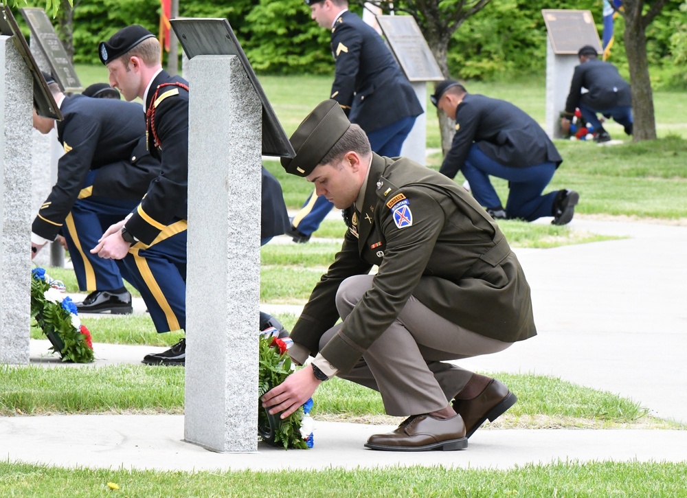 Fort Drum community observes Memorial Day with wreath-laying ceremony