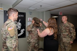 1st Battalion, 222d Aviation Regiment De-Hats a Senior Drill Sergeant