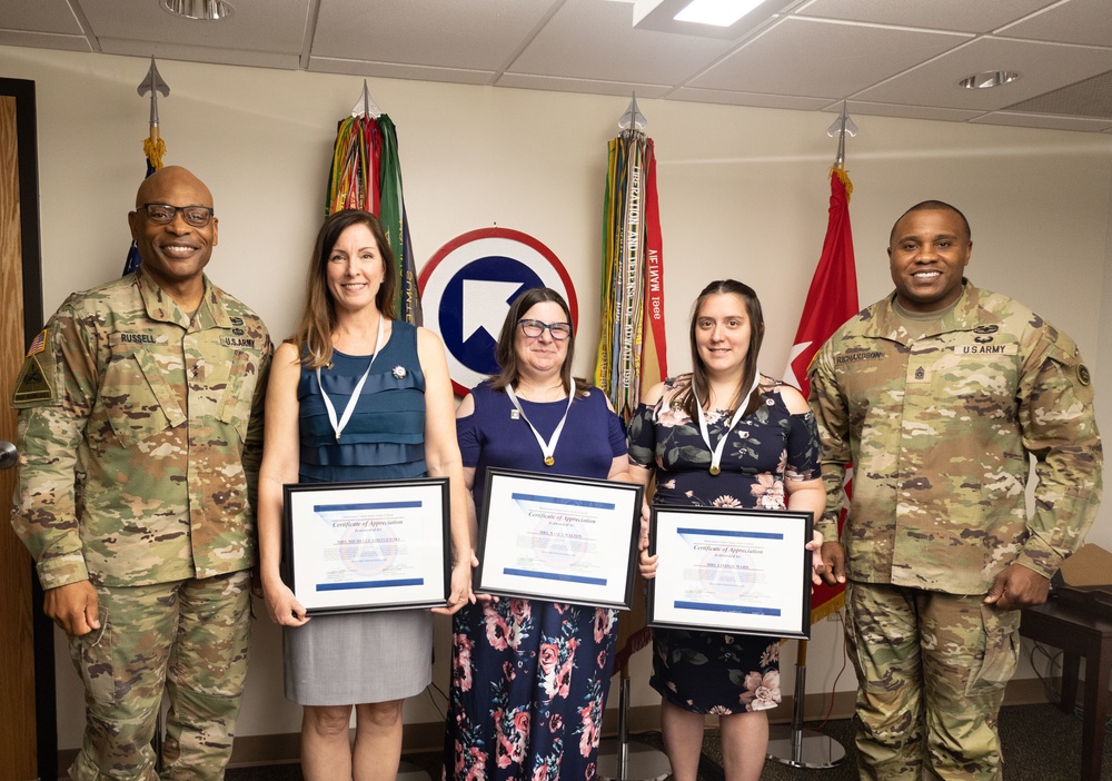 ARCENT Volunteer Service Award Ceremony