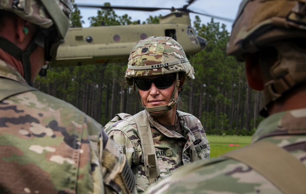 50th Expeditionary Signal Battalion-Enhanced, 35th Corps Signal Brigade conducts sling load operations