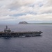 USS Ronald Reagan (CVN 76) Sails Past Iwo Jima