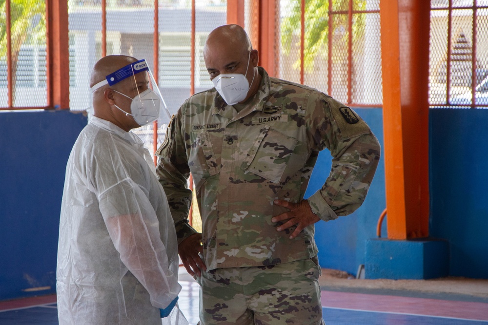 JTF-PR supports Covid-19 testing