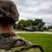 Marines with Bravo Company conducted an air insert  via MV-22 Ospreys and honed weapons-handling skills during battle drills.