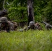 Marines with Bravo Company conducted an air insert  via MV-22 Ospreys and honed weapons-handling skills during battle drills.