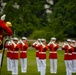 Marines with the Battle Color Detachment had the honor of performing for the United States Naval Academy Commissioning Week