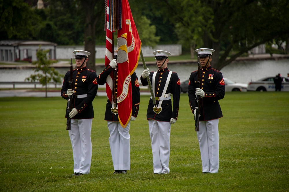 DVIDS Images Marines with the Battle Color Detachment had the honor