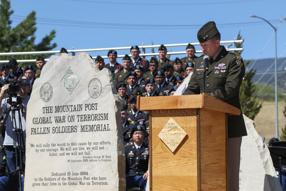 Mountain Post Warrior Memorial Ceremony