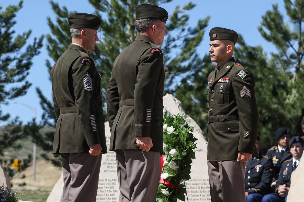 Mountain Post Warrior Memorial Ceremony