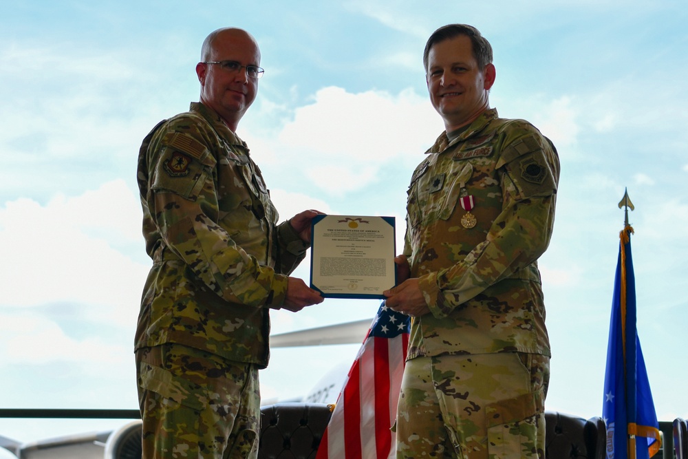 437th Operations Support Squadron Change of Command