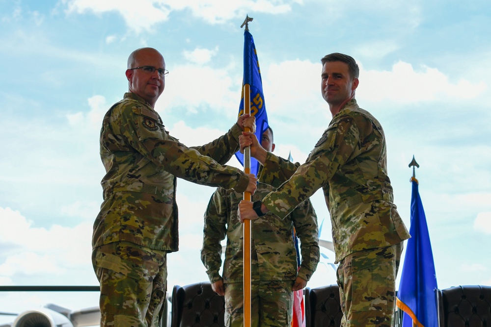 437th Operations Support Squadron Change of Command