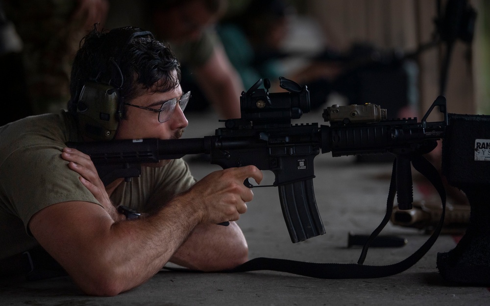 Military and local law enforcement showcase skills in tactical shooting competition