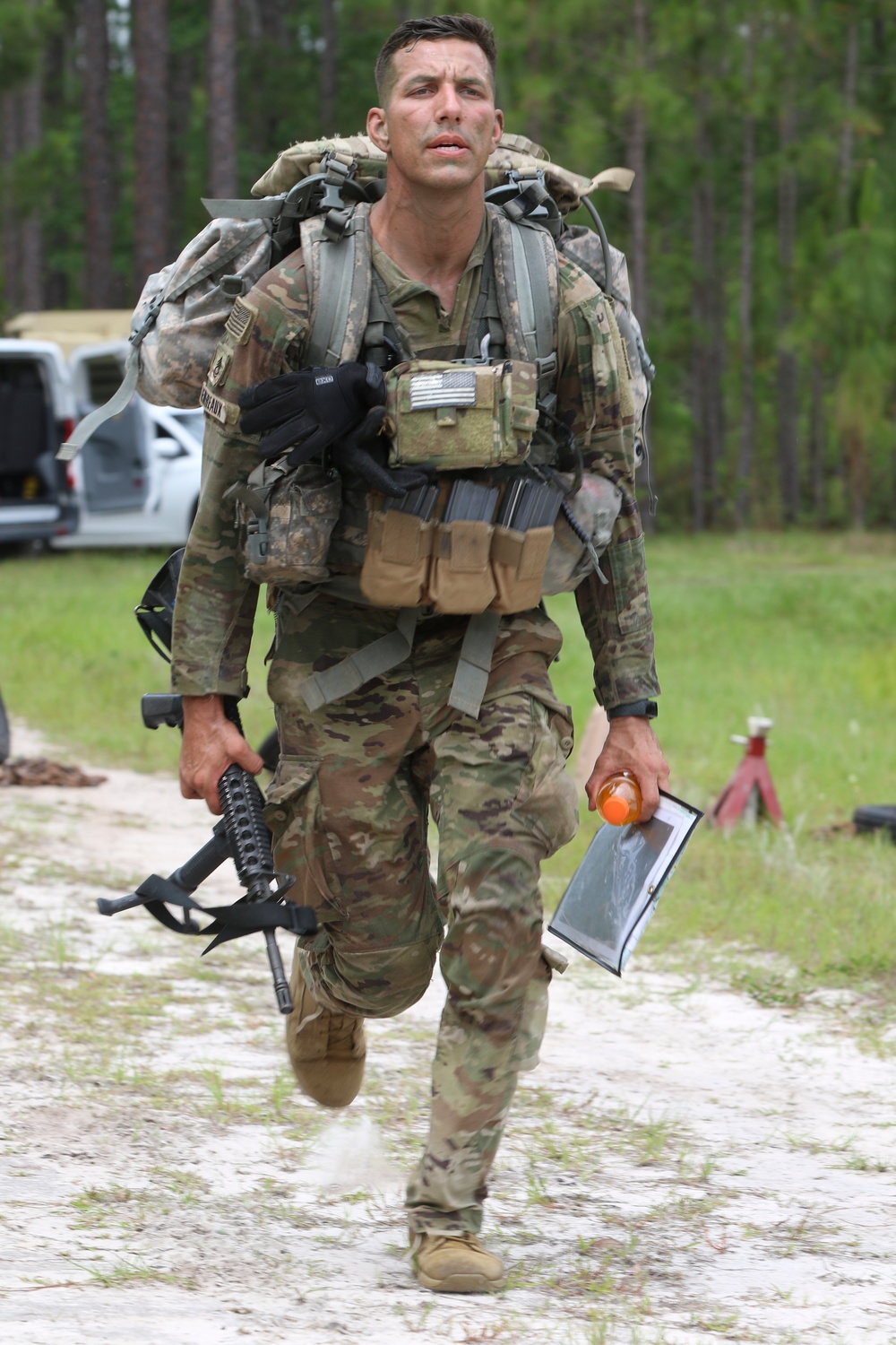 3rd Infantry Division Soldier competes in Best Squad Competition