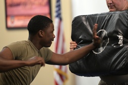 Defenders train in Krav Maga