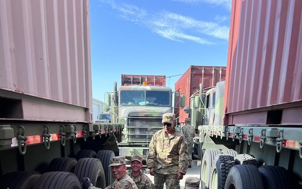 ‘Loaded Up and Truckin’:  Arizona National Guard Delivers for Operation Patriot Press