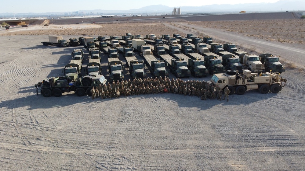 ‘Loaded Up and Truckin’:  Arizona National Guard Delivers for Operation Patriot Press