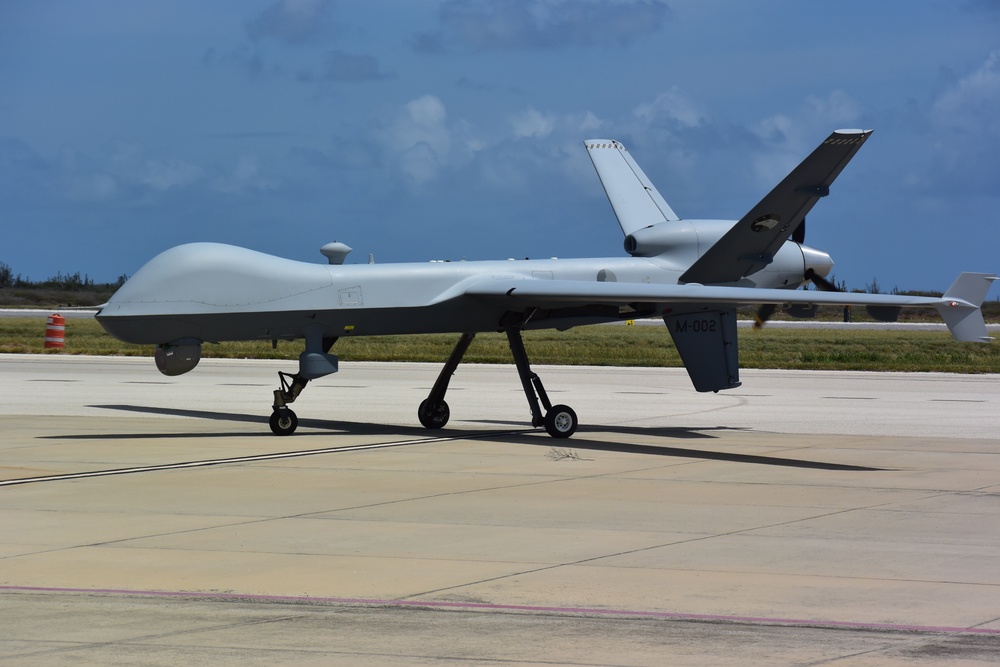 Forward Operating Location Curaçao welcomes the addition of a Royal Netherlands Air Force MQ-9