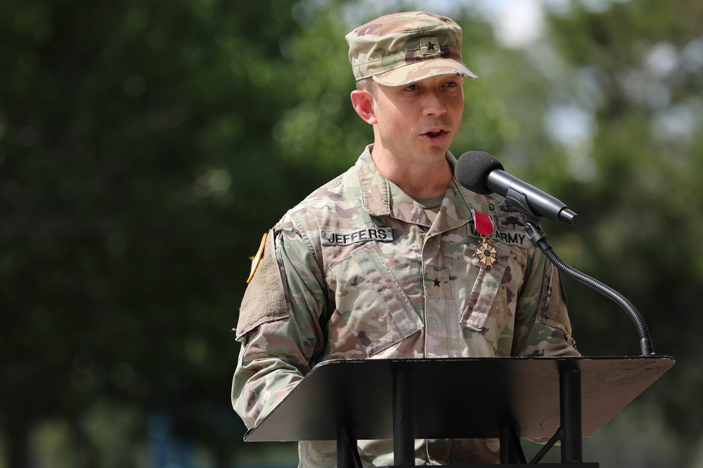 Brig. Gen. Jasper Jeffers Farewell Ceremony