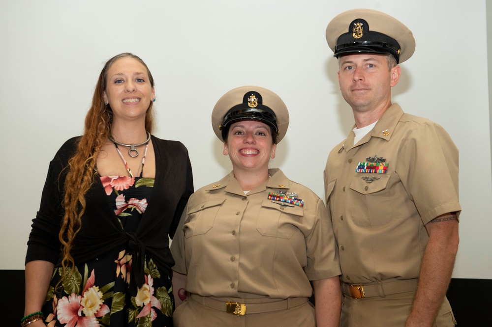 USS Carl Vinson (CVN 70) Holds Pinning Ceremony