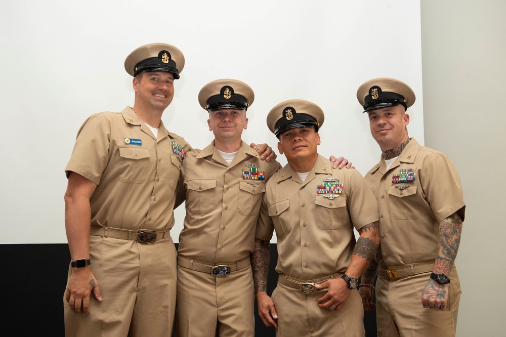 USS Carl Vinson (CVN 70) Holds Pinning Ceremony