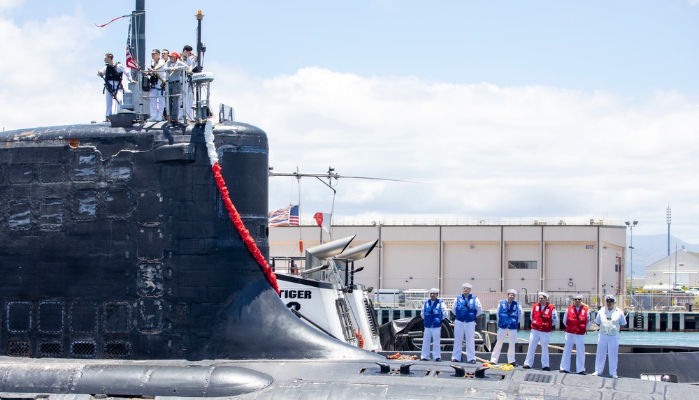 USS North Carolina Returns to Joint Base Pearl Harbor-Hickam