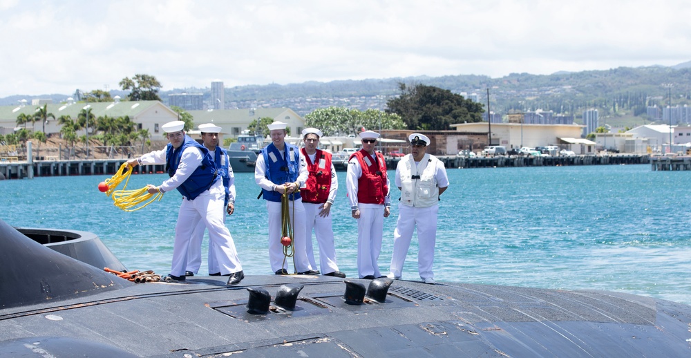 USS North Carolina Returns to Joint Base Pearl Harbor-Hickam