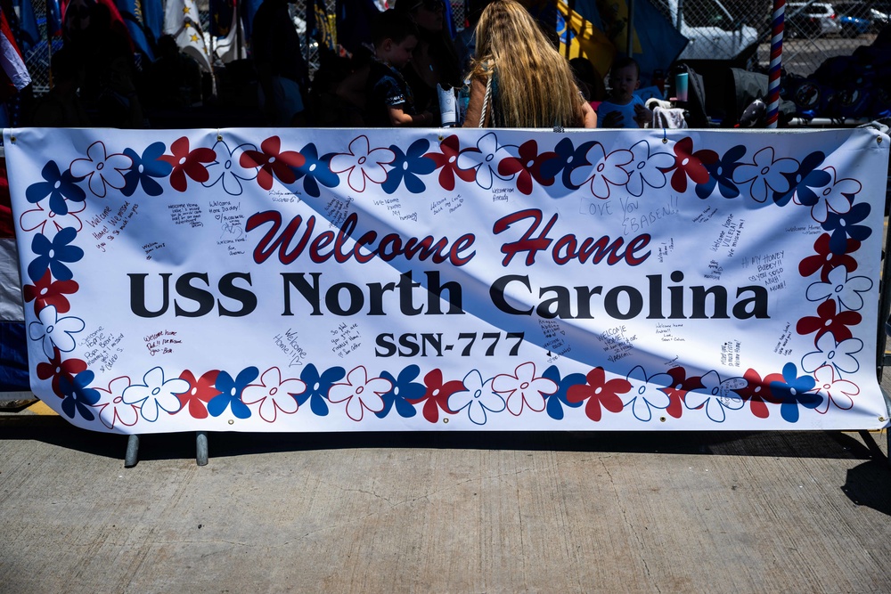 USS North Carolina Returns from Deployment