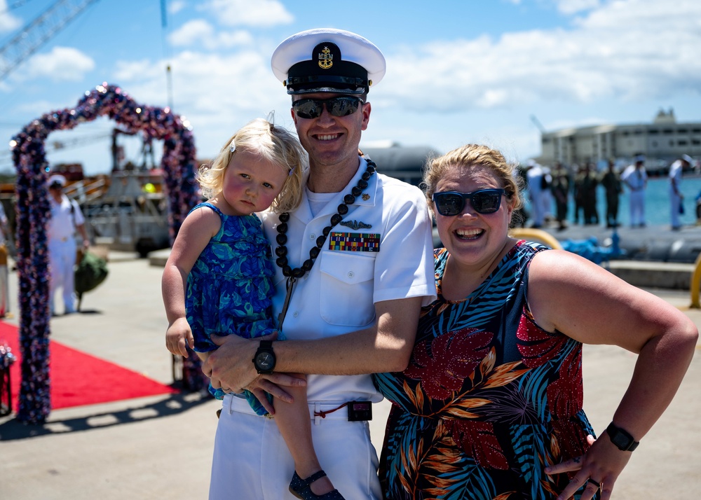 USS North Carolina Returns from Deployment