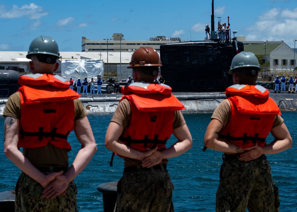 USS North Carolina Returns from Deployment