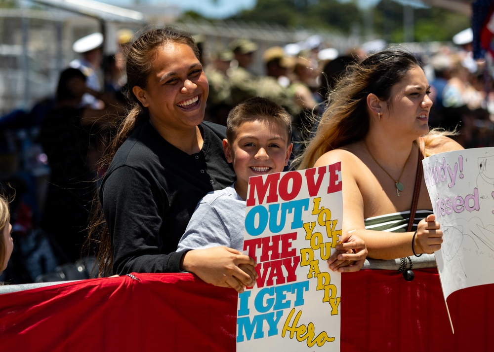 USS North Carolina Returns from Deployment