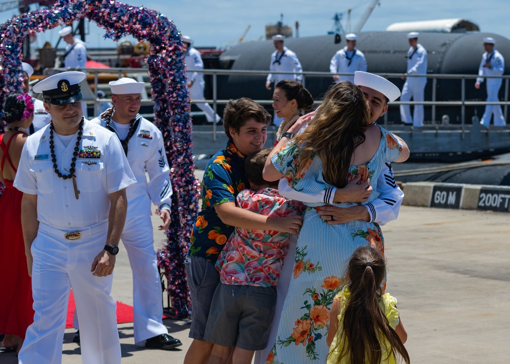 USS North Carolina Returns from Deployment