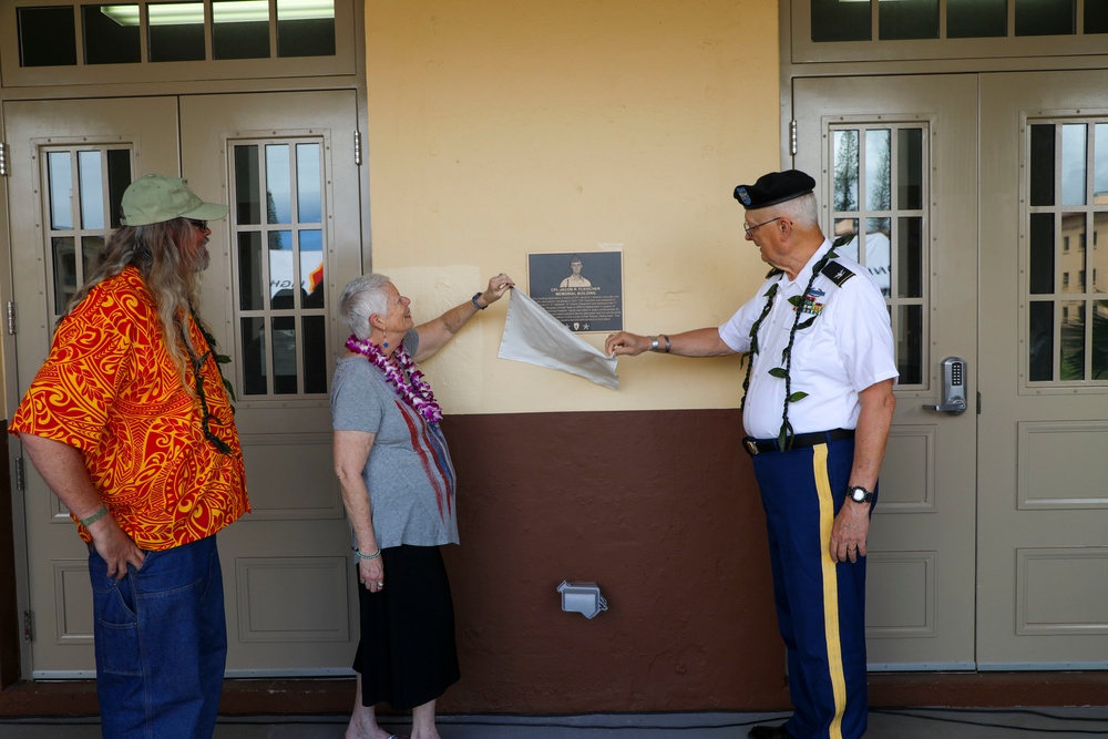 CPL Jacob R. Fleischer Memorial Building Dedication Ceremony